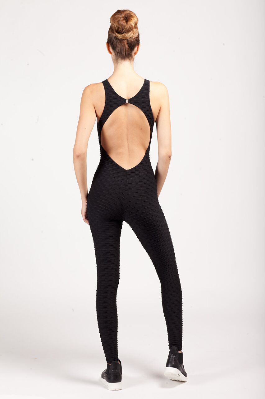 Juliana Athletic Jumpsuit Black