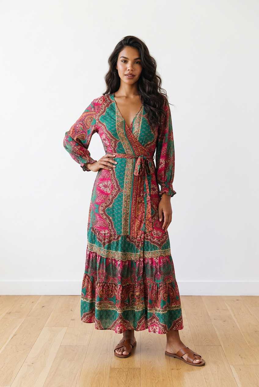 Kiara Kimono Dress
