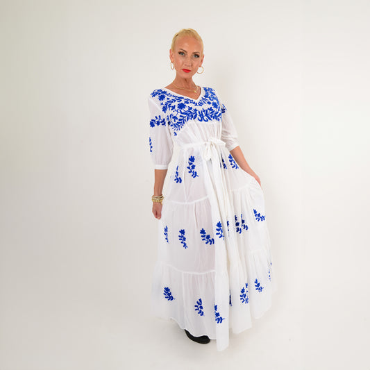 Valeria Dress embroidered