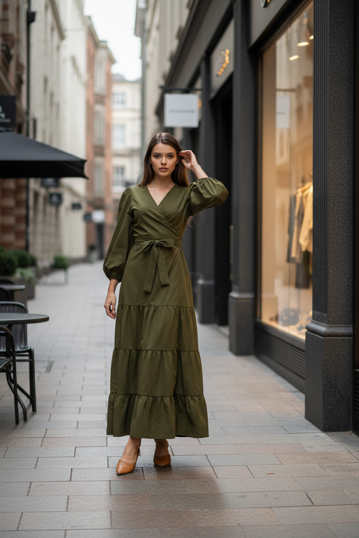 Luciana kimono dress solid colors
