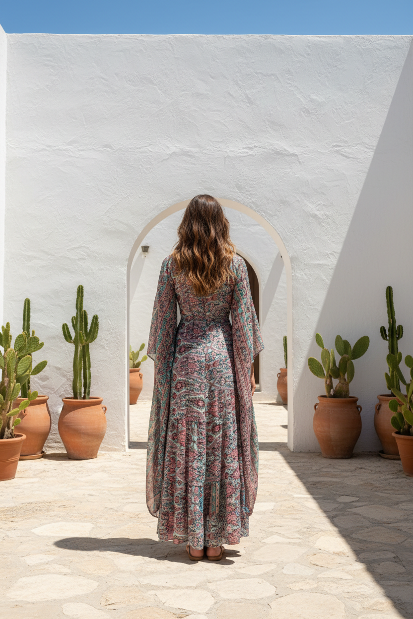 Andressa Kimono Dress