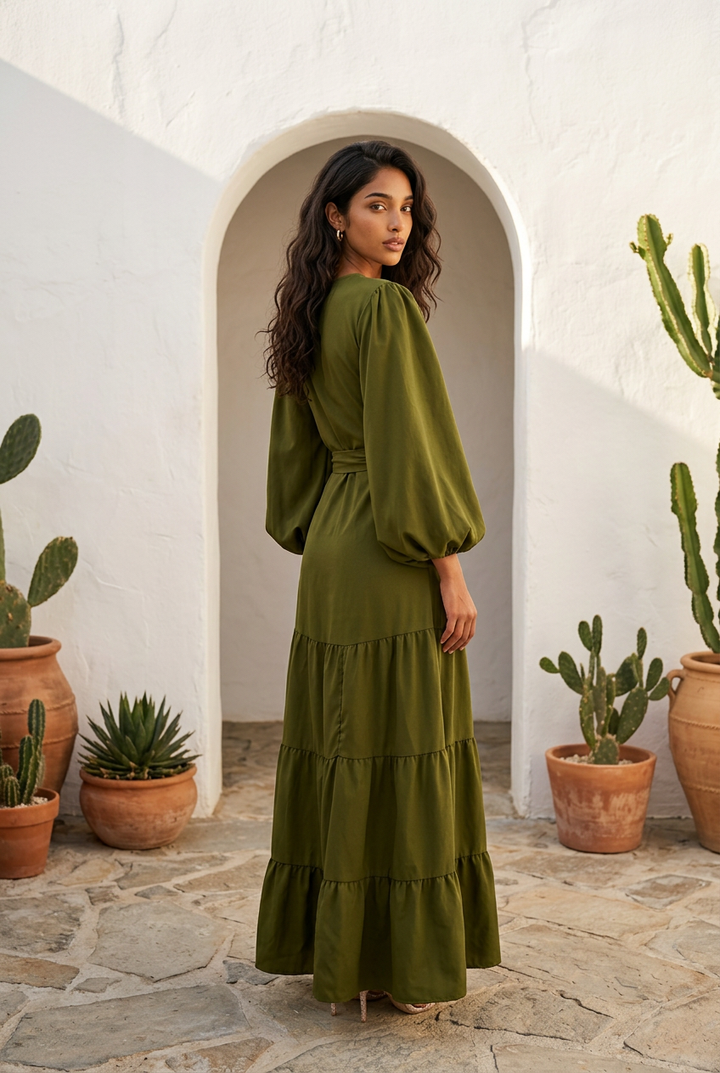 Luciana Kimono Dress Signature Solid Colors