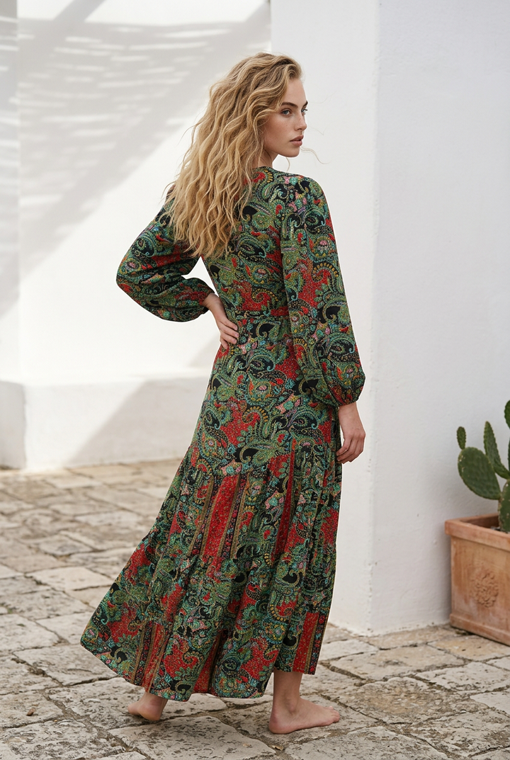Luciana Kimono printed colors