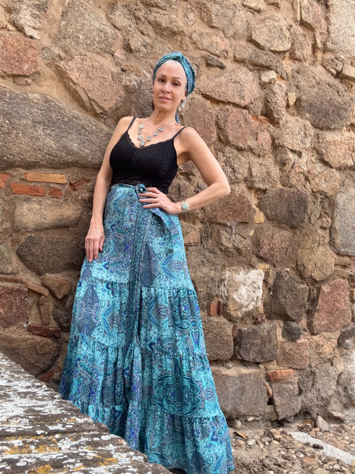 Luciana Kimono printed colors