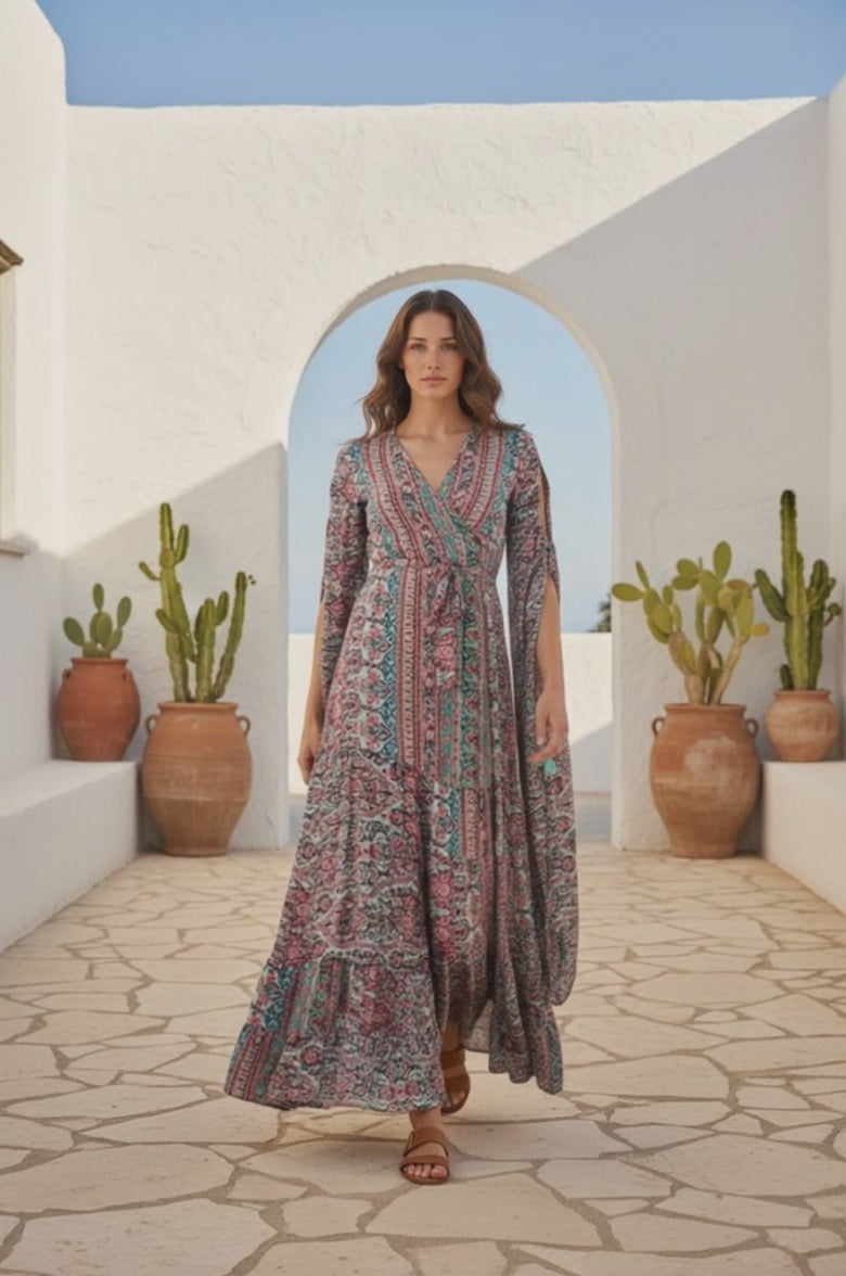Andressa Kimono Dress