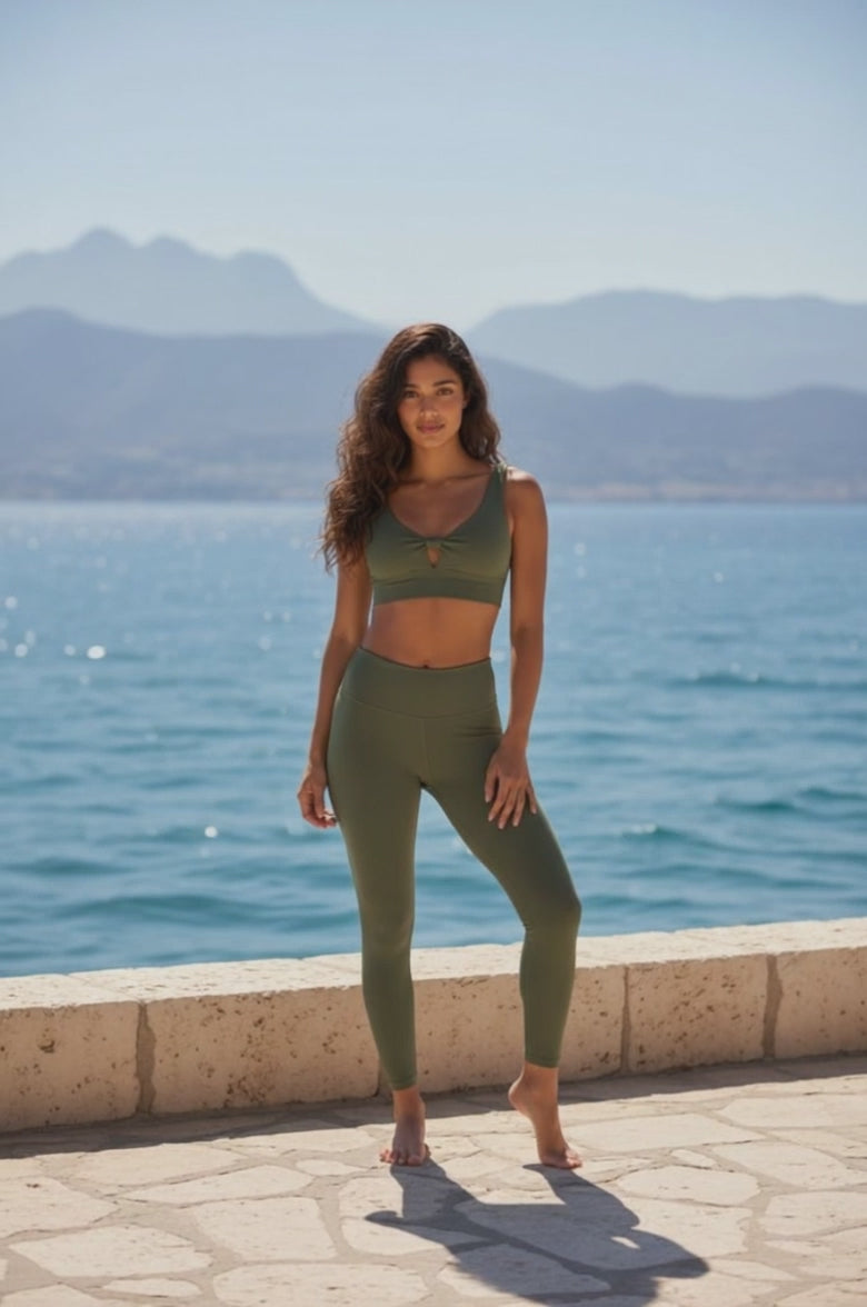 Deborah Set Olive Green